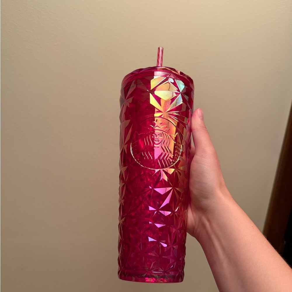 Starbucks Pink and Gold Tumbler